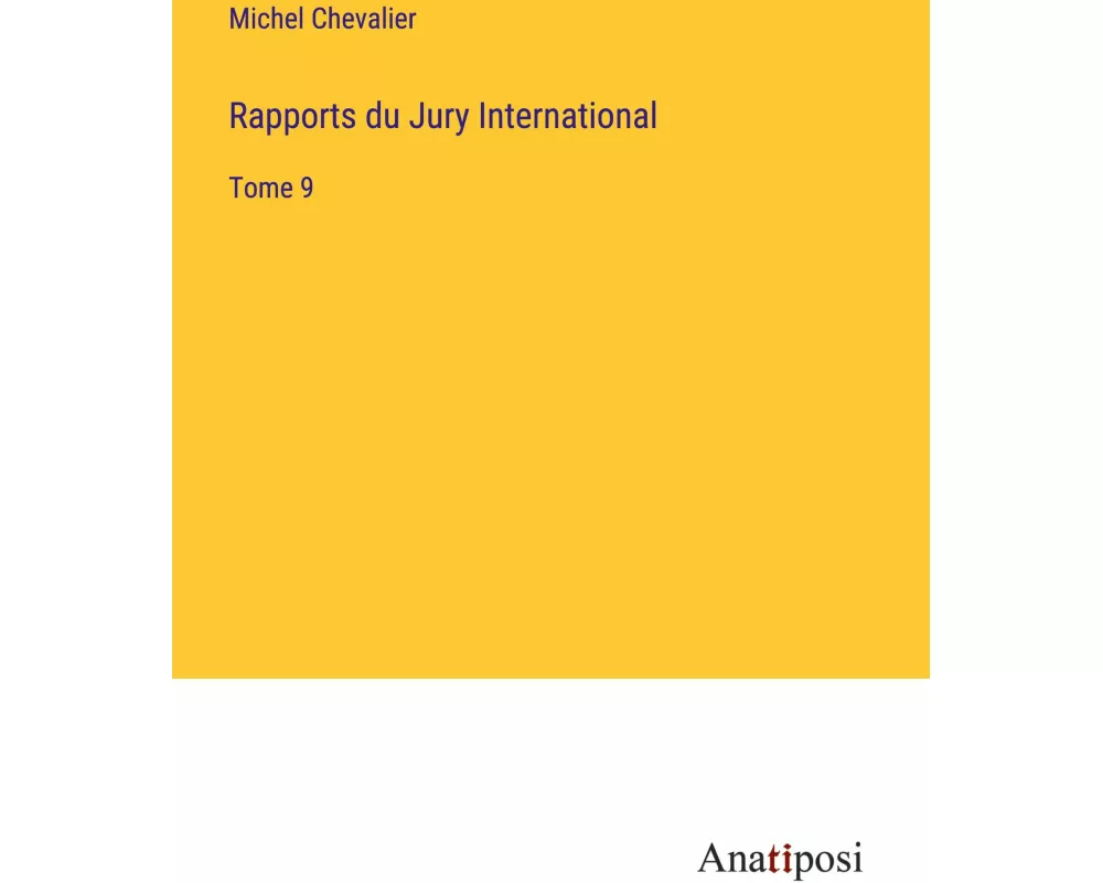 Rapports du Jury International