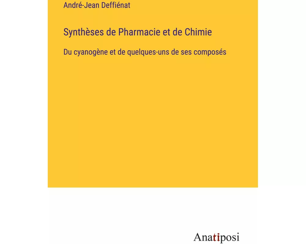Synthèses de Pharmacie et de Chimie
