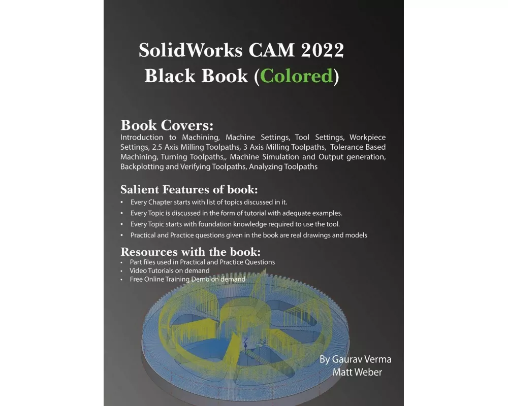 SolidWorks CAM 2022 Black Book (Colored)