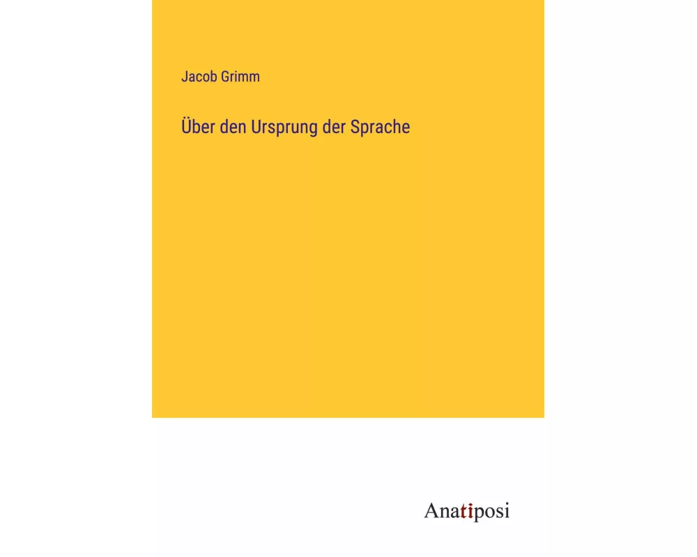 Über den Ursprung der Sprache