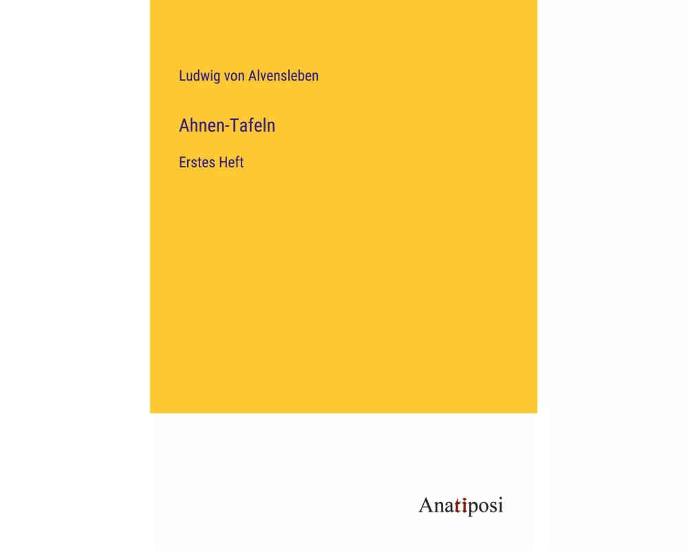 Ahnen-Tafeln
