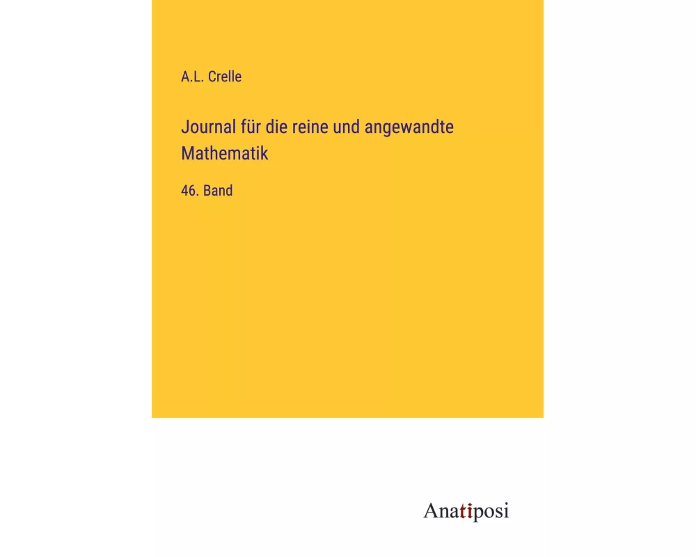 Journal für die reine und angewandte Mathematik