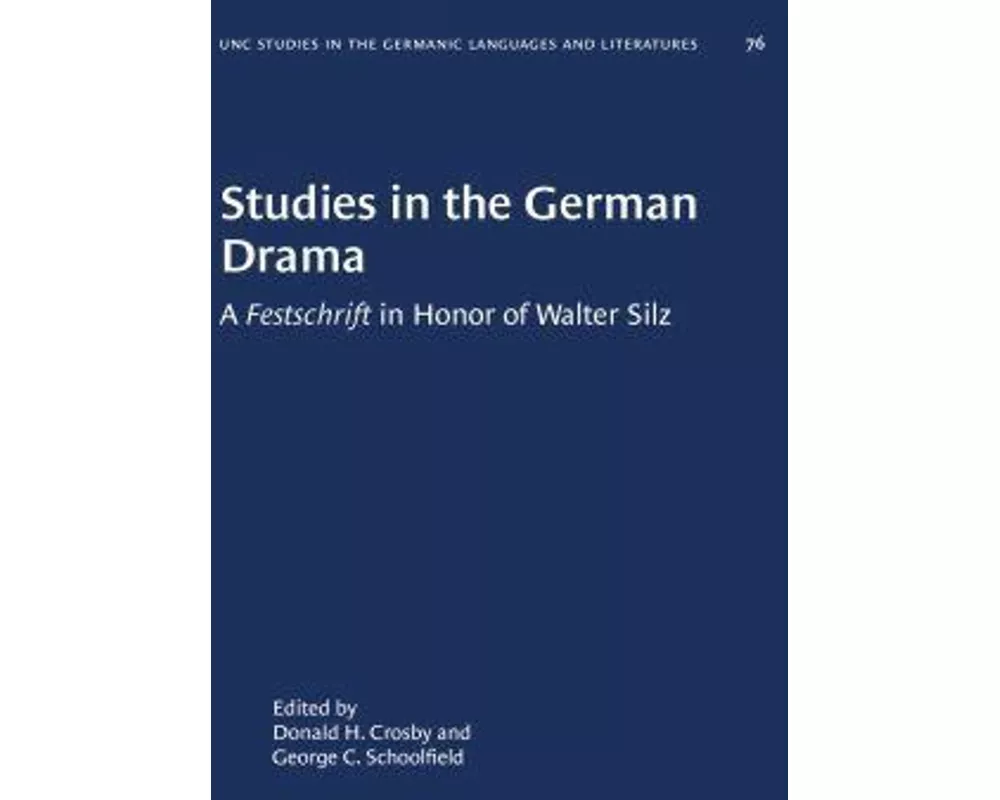 Studies in the German Drama