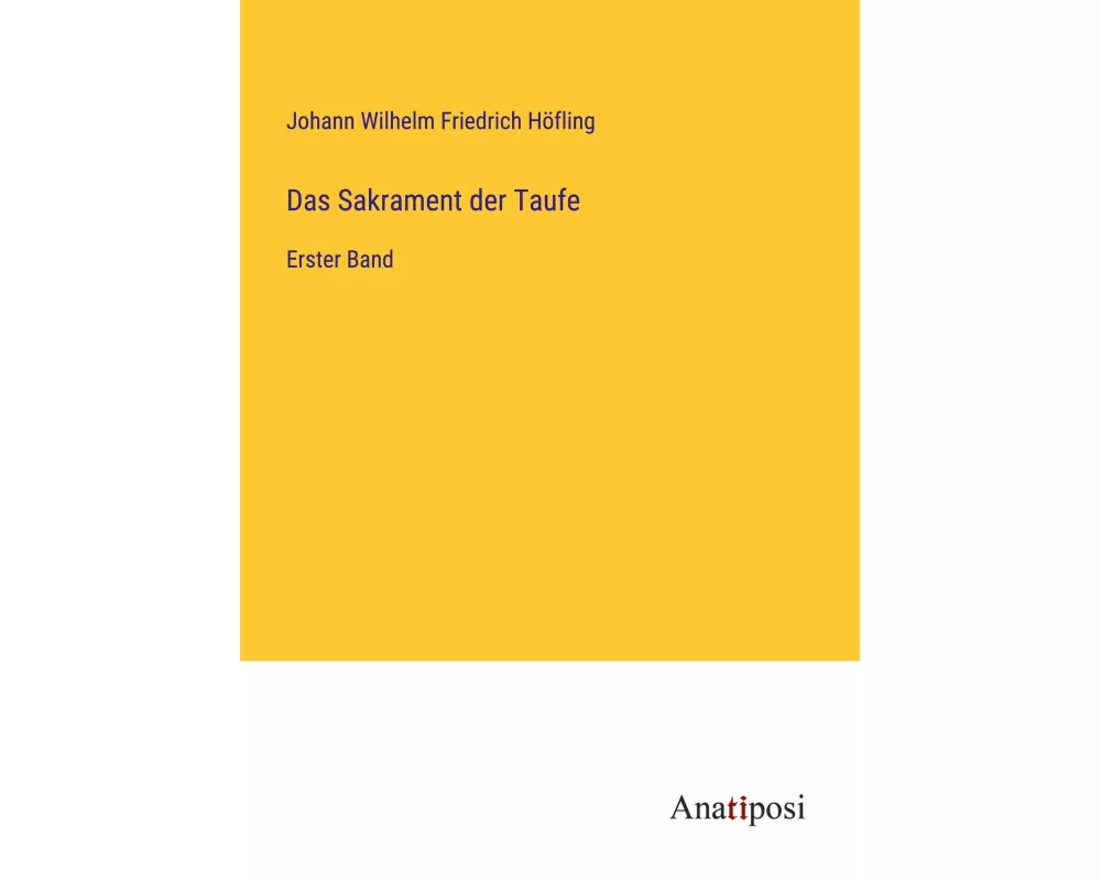 Das Sakrament der Taufe
