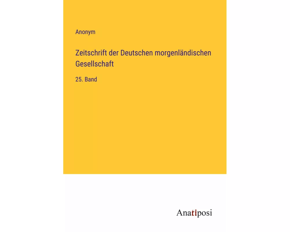Zeitschrift der Deutschen morgenländischen Gesellschaft