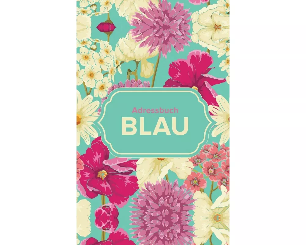 Adressbuch Blau
