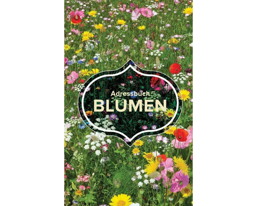 Adressbuch Blumen