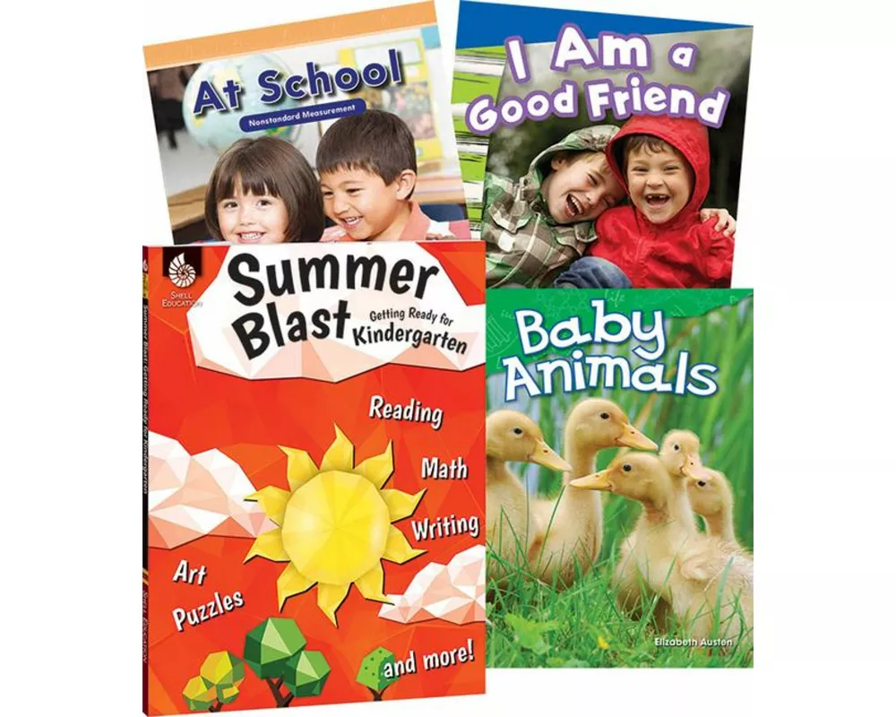 Learn-at-Home Kindergarten 4-Book Set