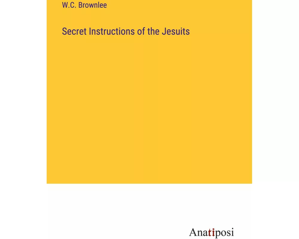 Secret Instructions of the Jesuits