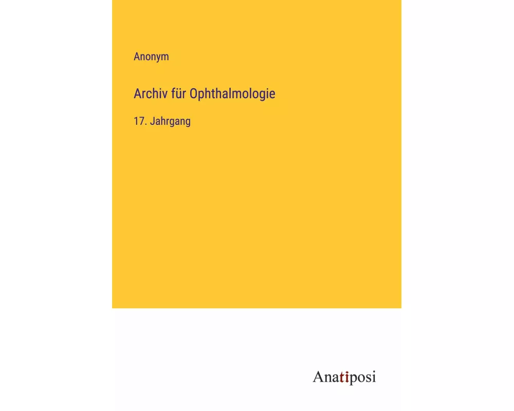 Archiv für Ophthalmologie