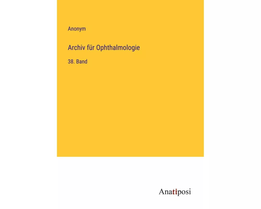 Archiv für Ophthalmologie