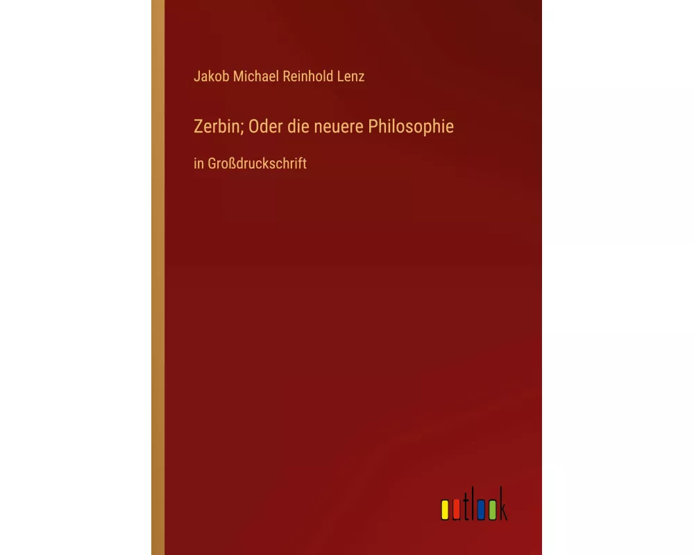 Zerbin; Oder die neuere Philosophie