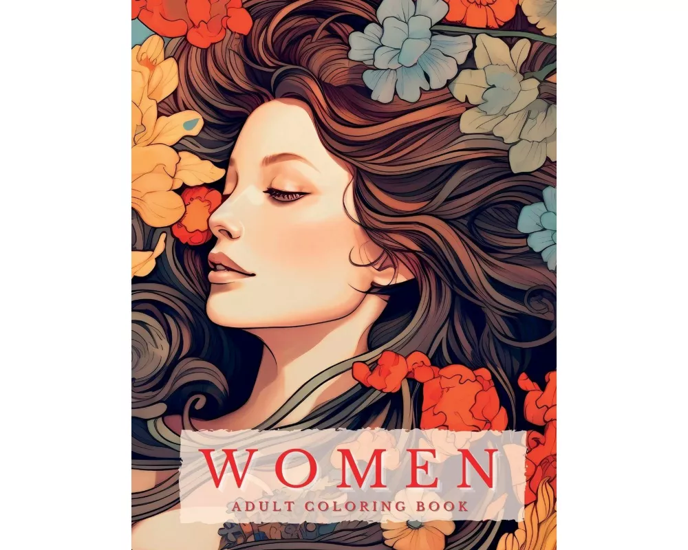 Women's Portraits Coloring Book