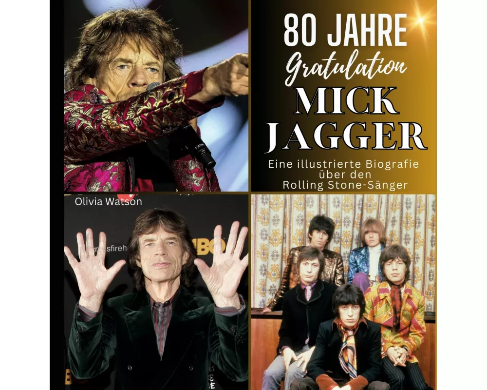 Eine illustrierte Biografie über den Rolling Stone-Sänger Mick Jagger