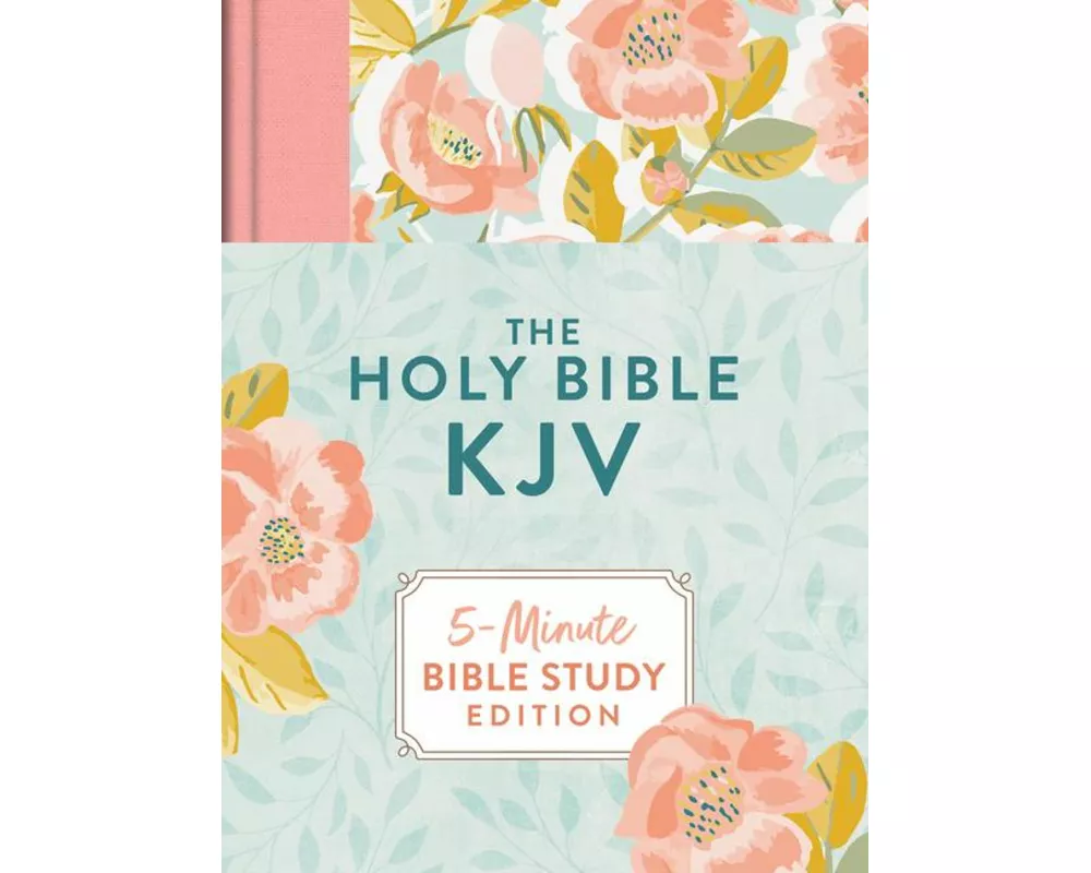 The Holy Bible Kjv: 5-Minute Bible Study Edition (Summertime Florals)