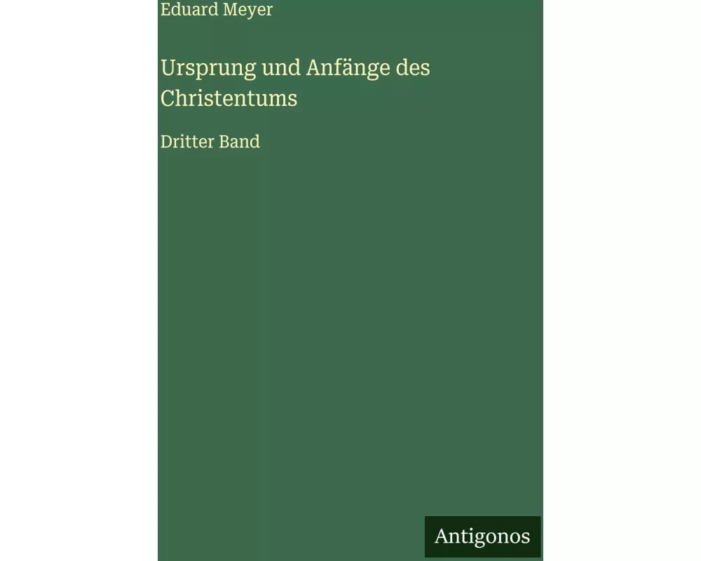 Ursprung und Anfänge des Christentums