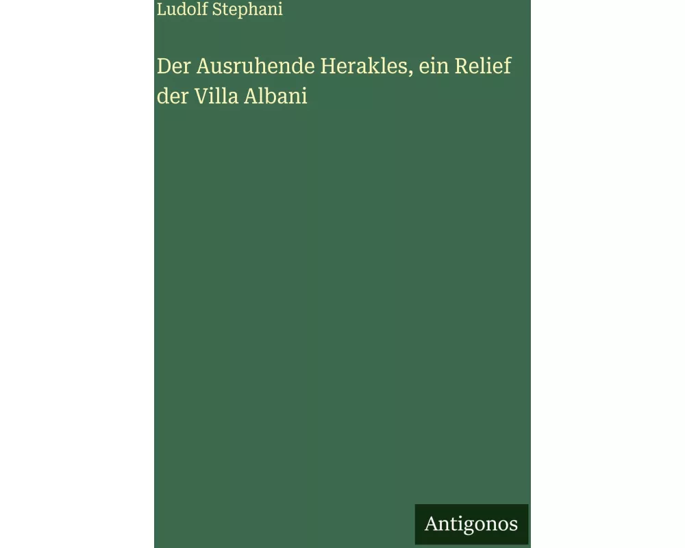 Der Ausruhende Herakles, ein Relief der Villa Albani