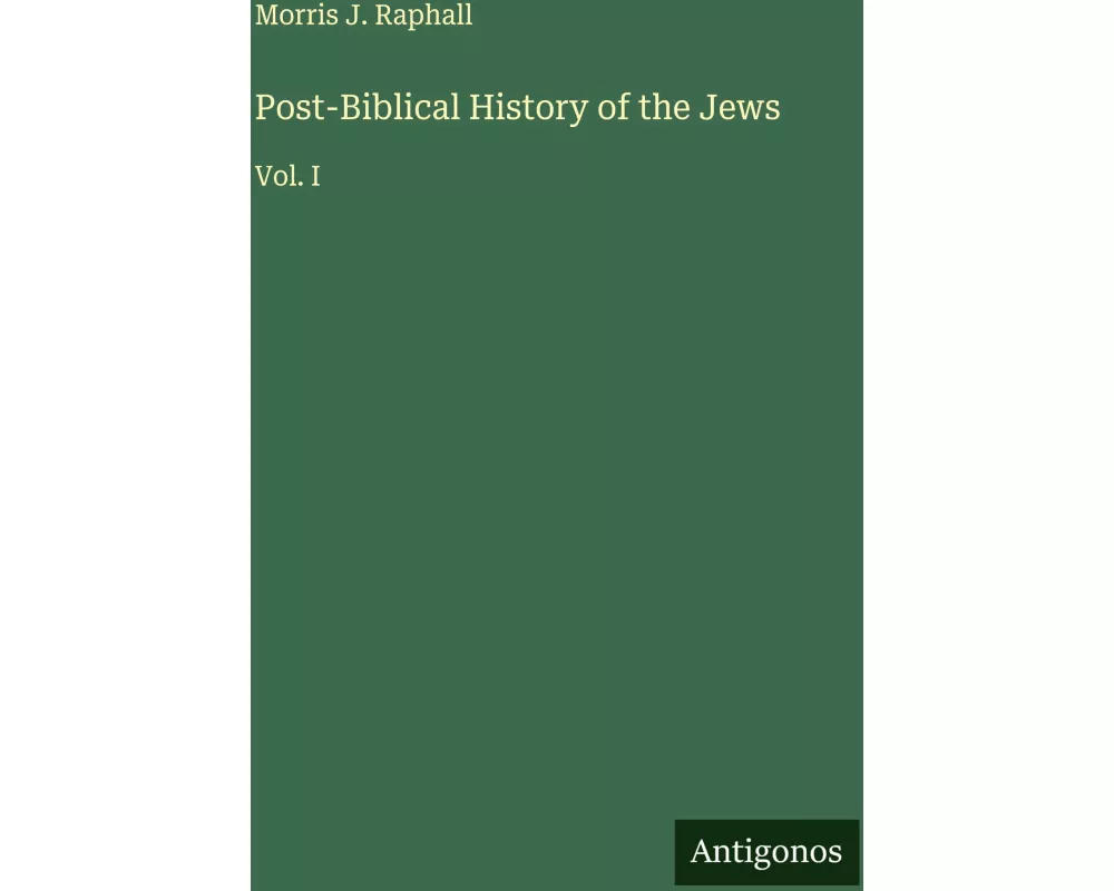 Post-Biblical History of the Jews