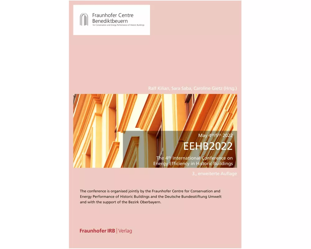 EEHB 2022. The 4th International Conference on Energy Efficiency in Historic Buildings