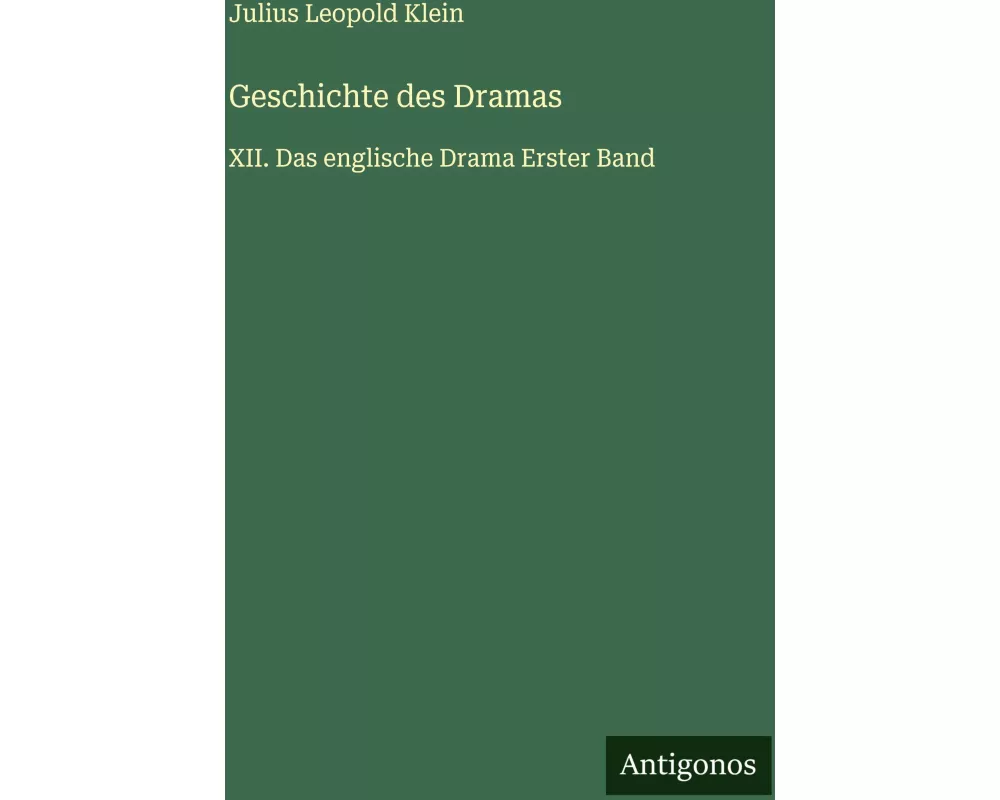 Geschichte des Dramas