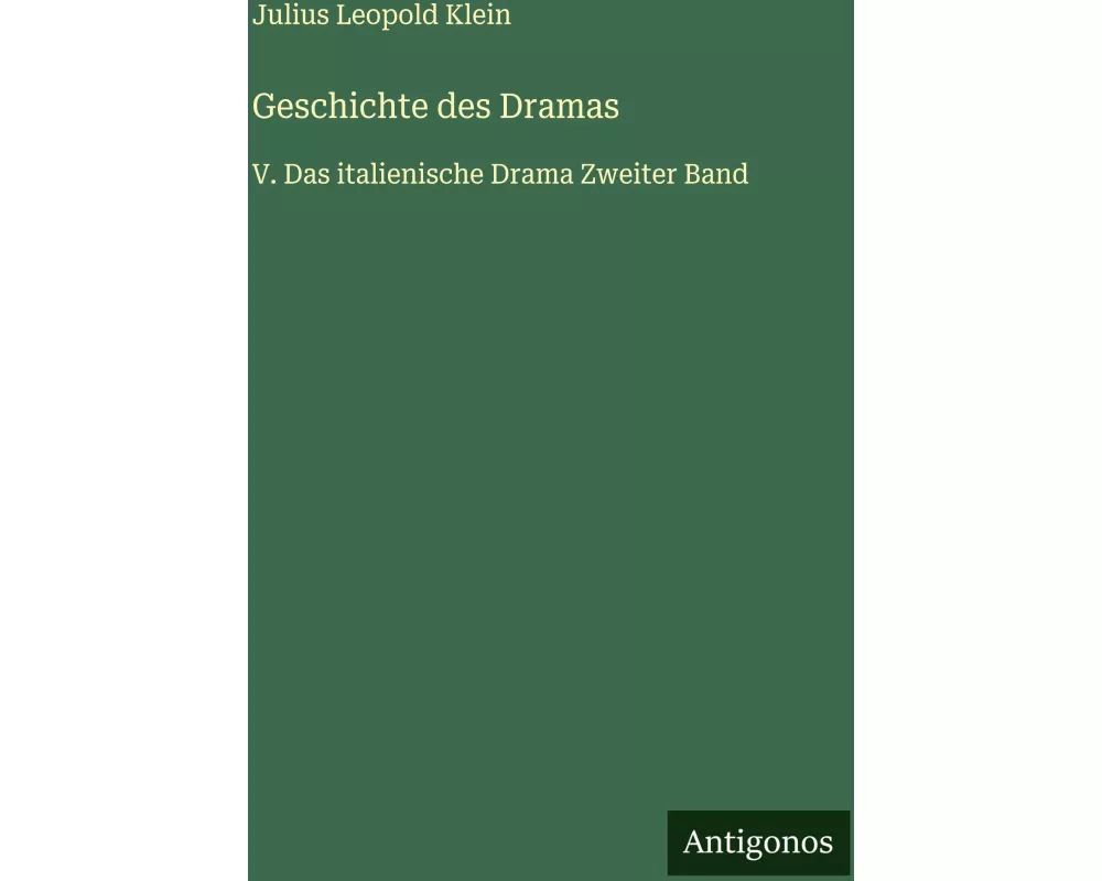 Geschichte des Dramas