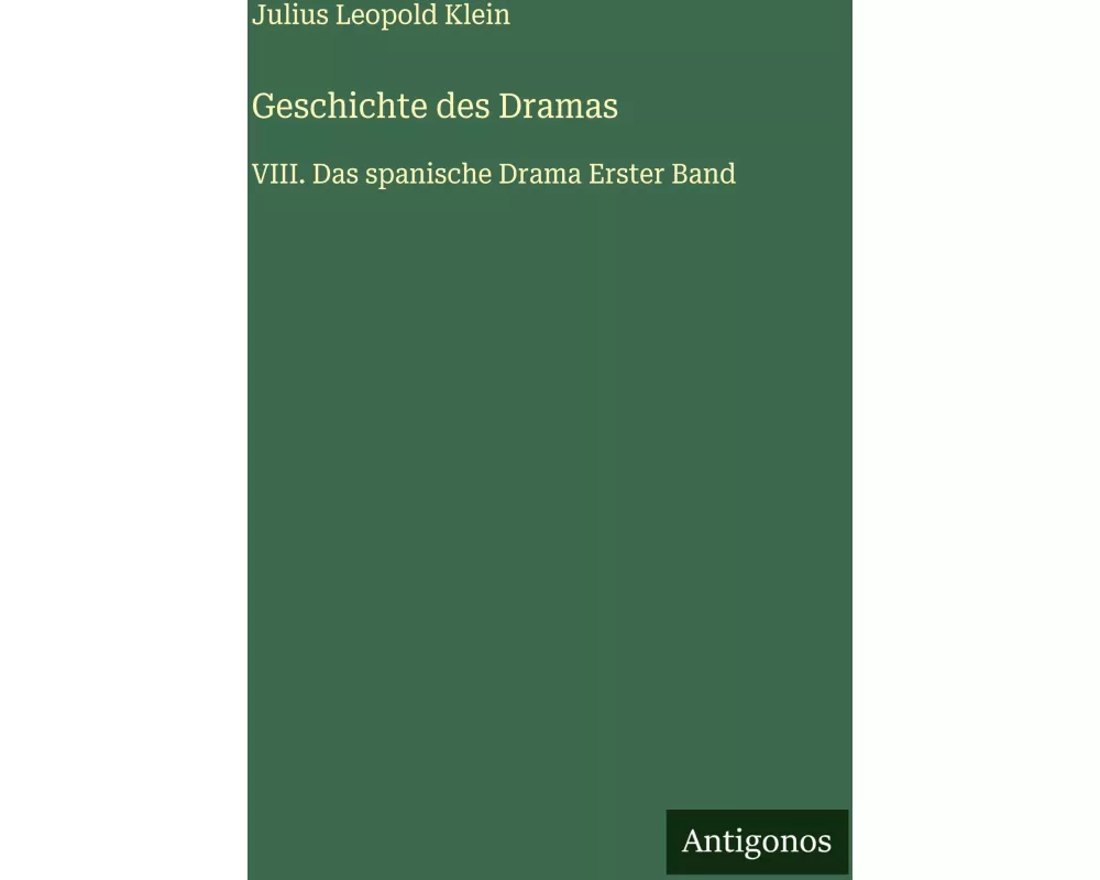 Geschichte des Dramas