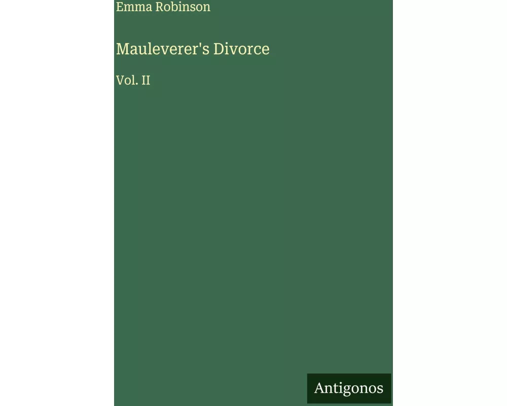 Mauleverer's Divorce