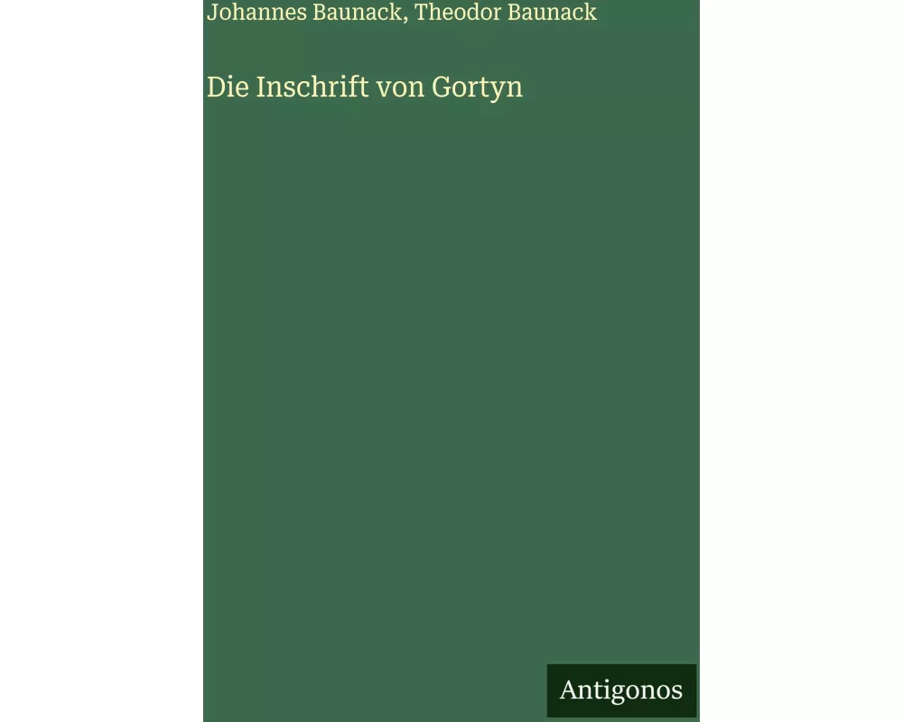 Die Inschrift von Gortyn