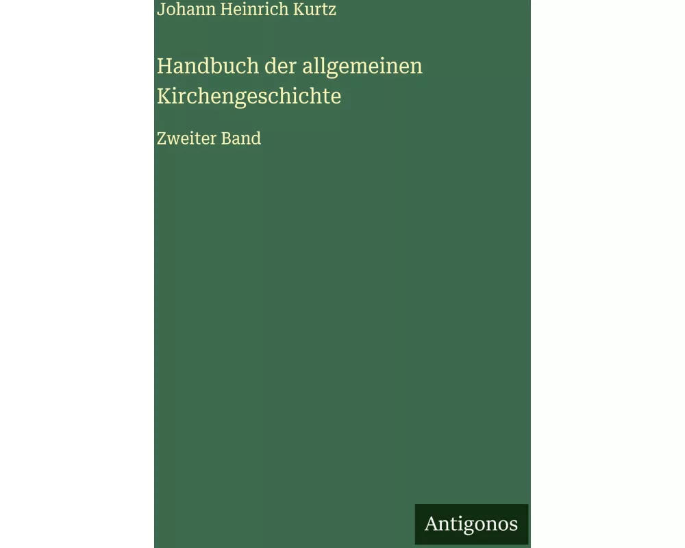 Handbuch der allgemeinen Kirchengeschichte