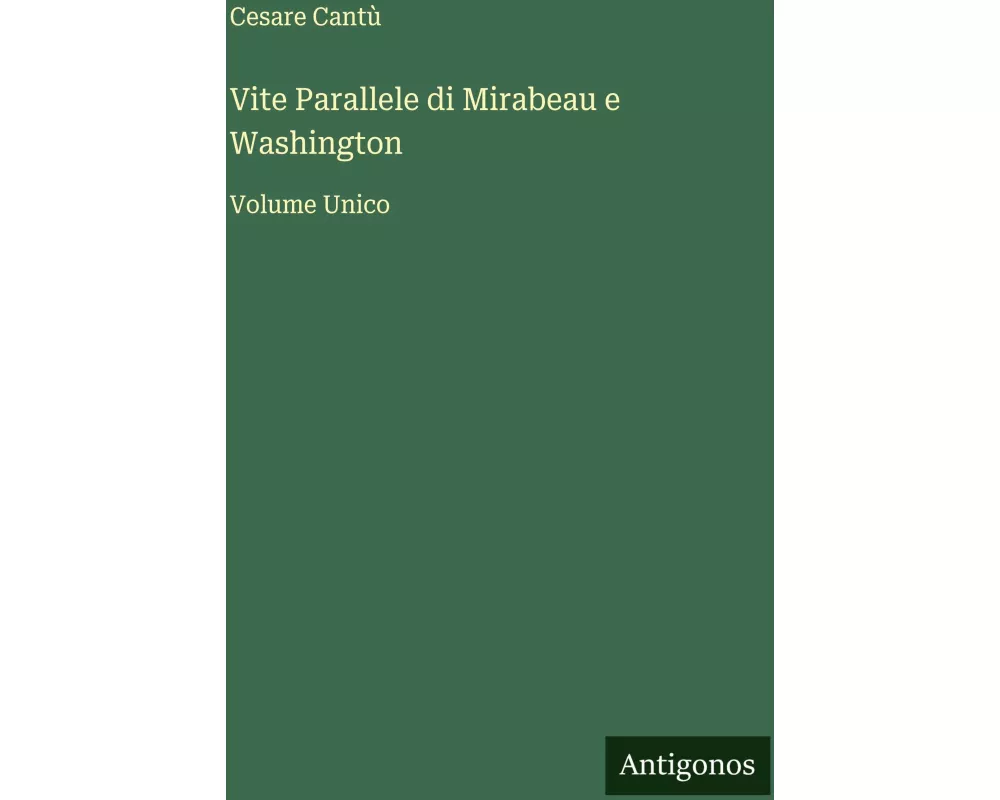 Vite Parallele di Mirabeau e Washington