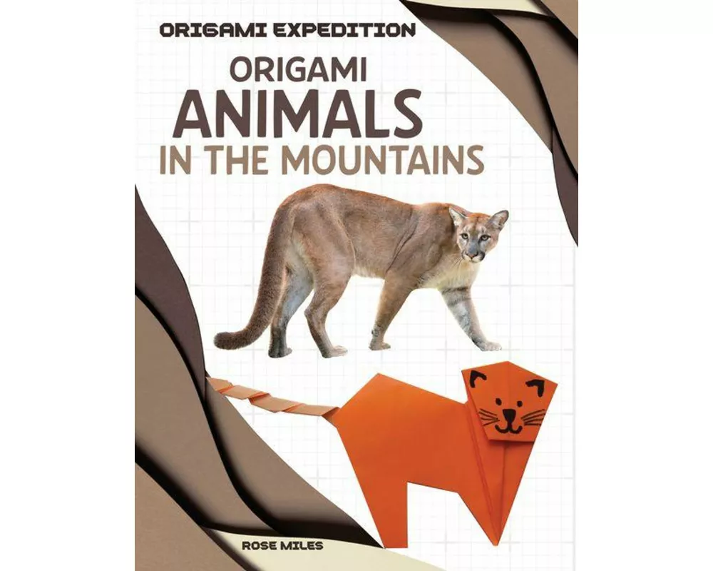 Origami Animals in the Mountains