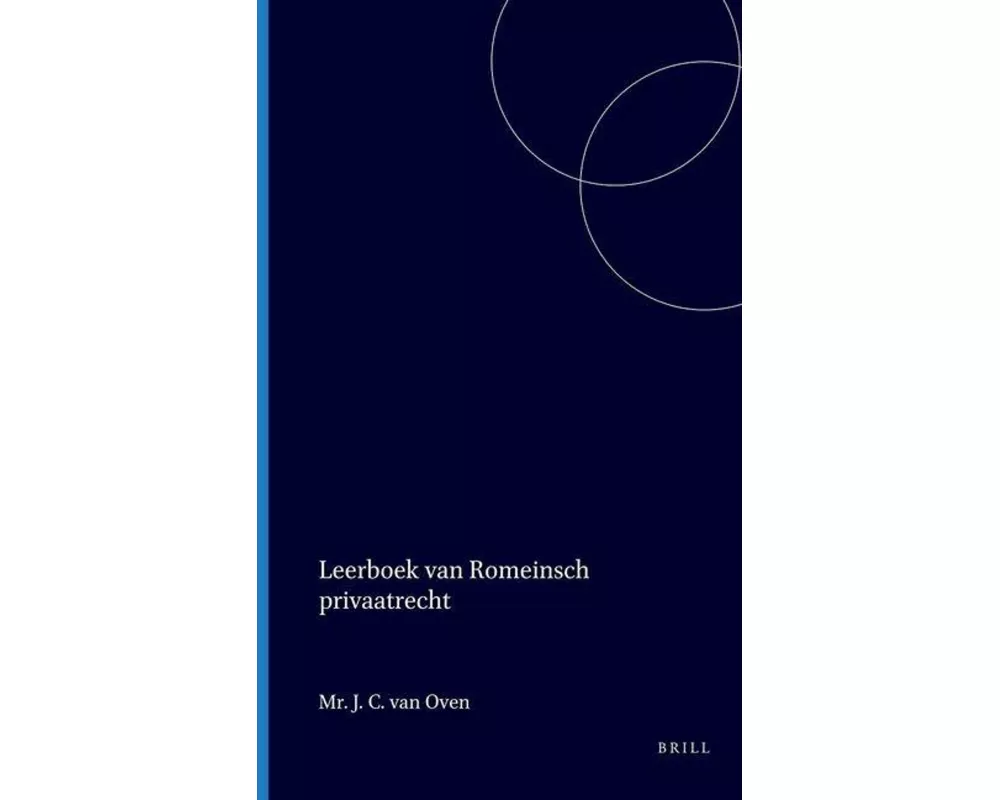 Leerboek Van Romeinsch Privaatrecht