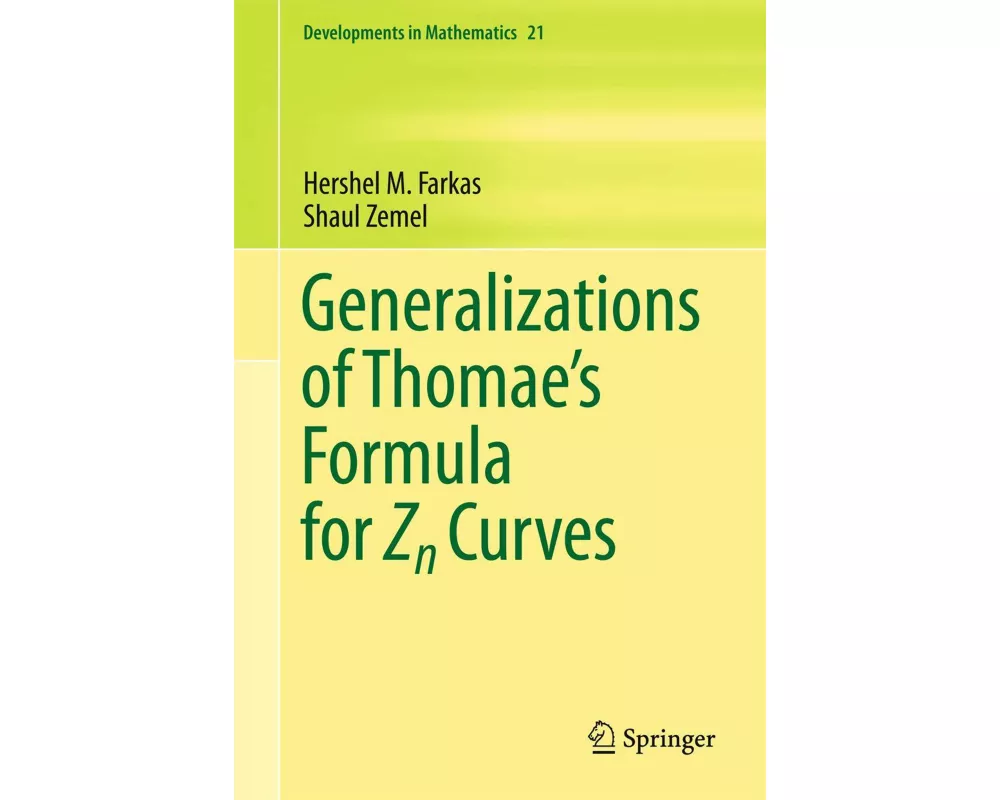 Generalizations of Thomae's Formula for Zn Curves