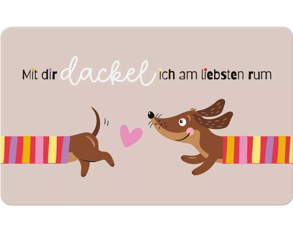 Schneidebrett Dackel