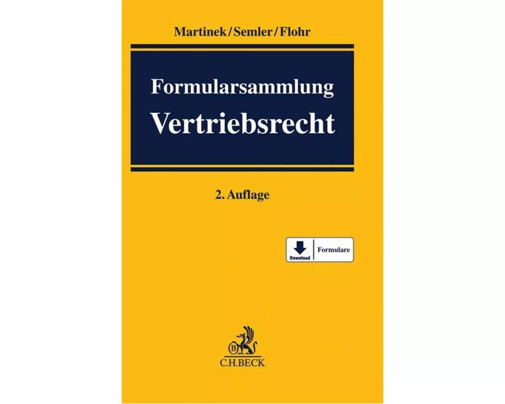Formularsammlung Vertriebsrecht