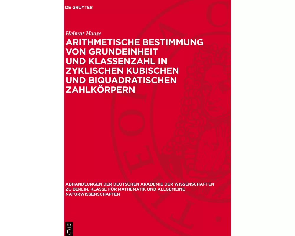 Arithmetische Bestimmung von Grundeinheit und Klassenzahl in zyklischen kubischen und biquadratischen Zahlkörpern