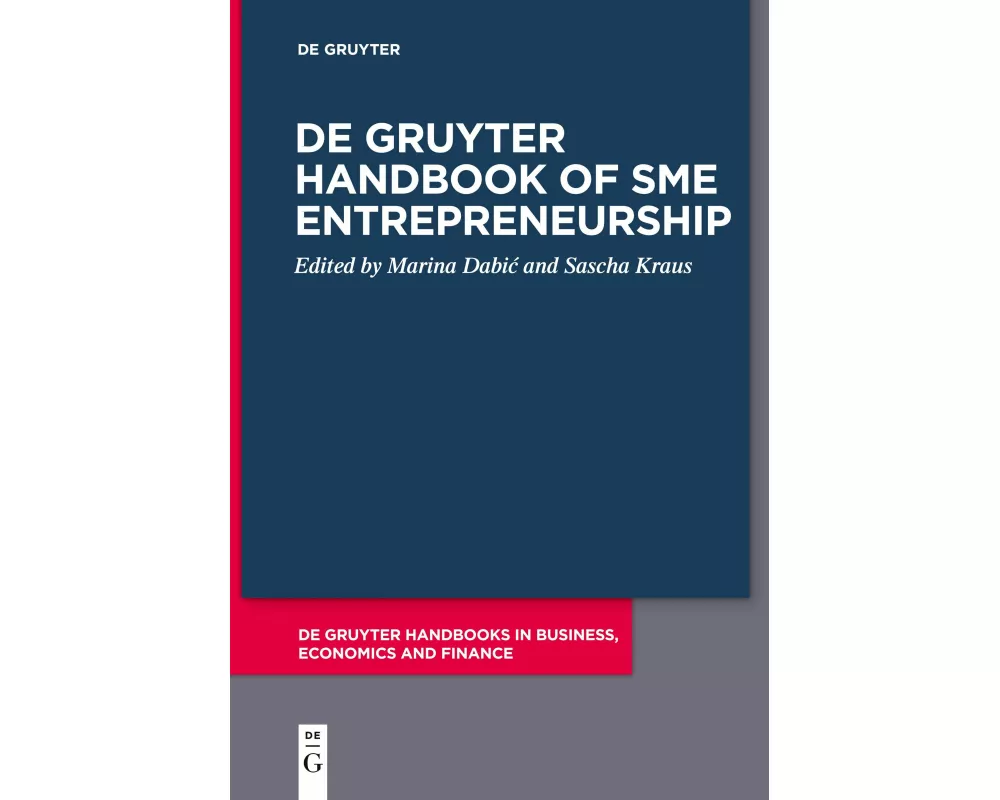 De Gruyter Handbook of SME Entrepreneurship