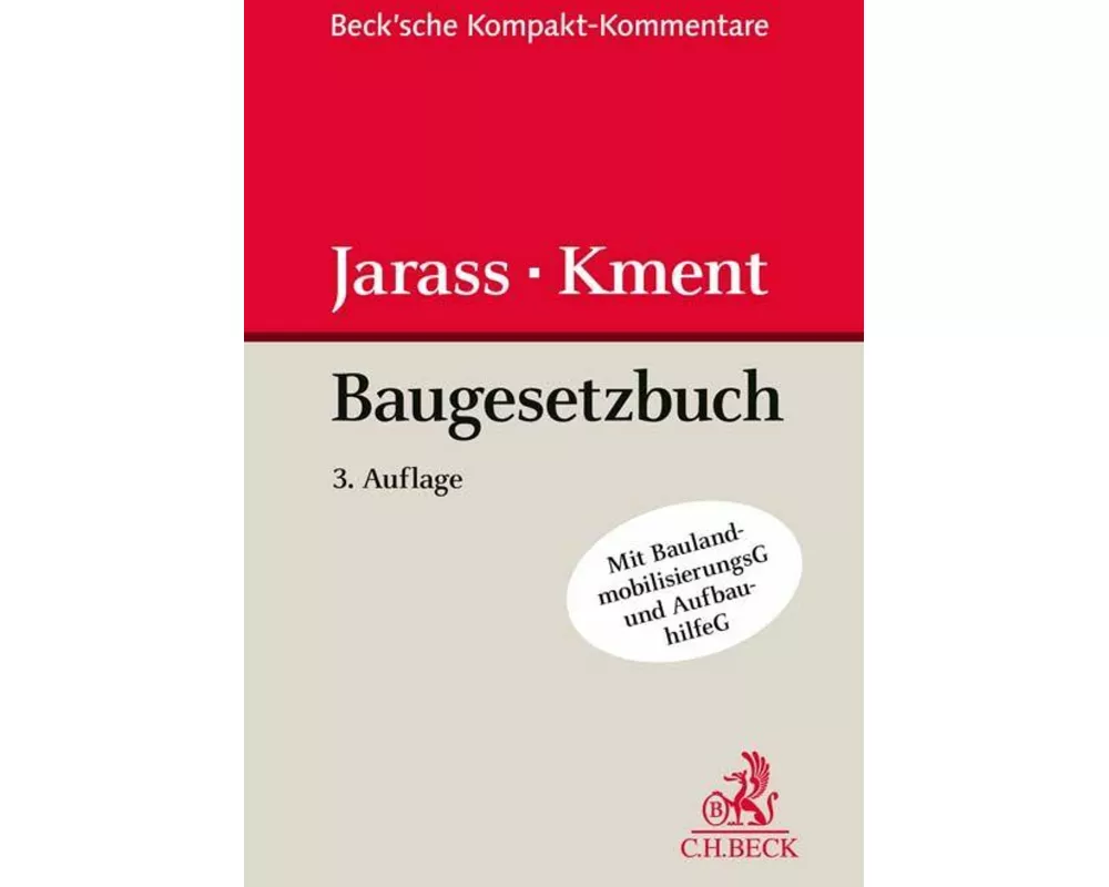 Baugesetzbuch. BauGB