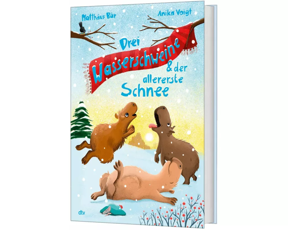 Drei Wasserschweine & der allererste Schnee
