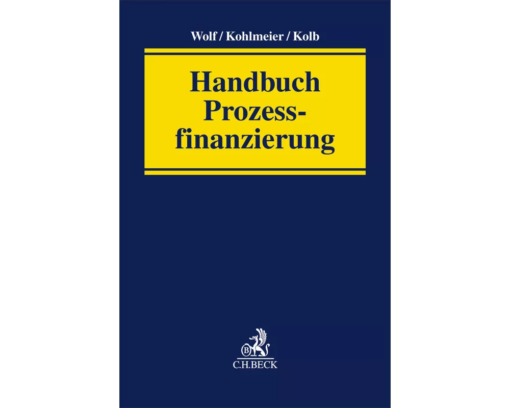 Handbuch Prozessfinanzierung