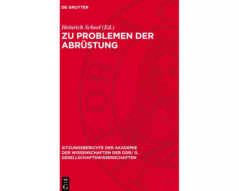 Zu Problemen der Abrüstung