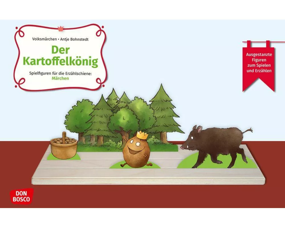 Der Kartoffelkönig. Erzählschienen-Figurenset