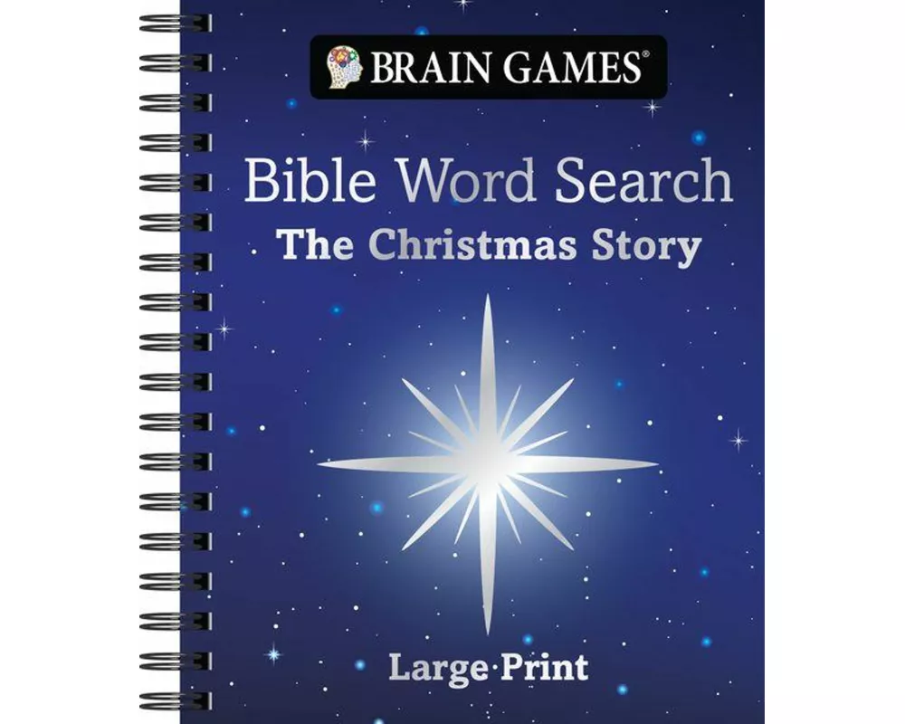 Brain Games - Bible Word Search: The Christmas Story - Large Print