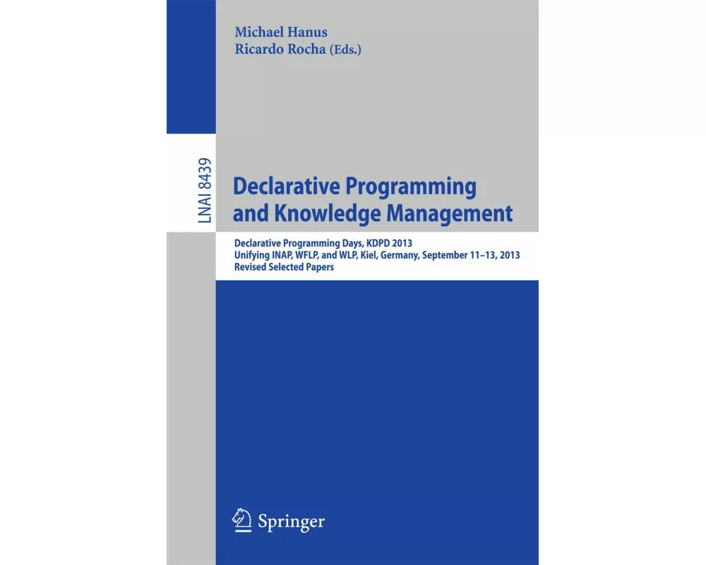 Declarative Programming and Knowledge Management