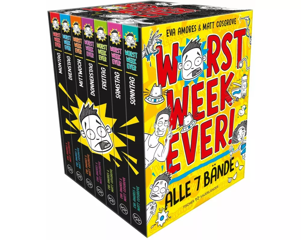 Worst Week Ever im Taschenbuch-Schuber (Bd. 1-7)