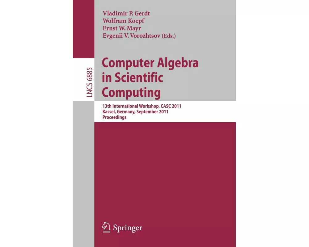 Computer Algebra in Scientific Computing