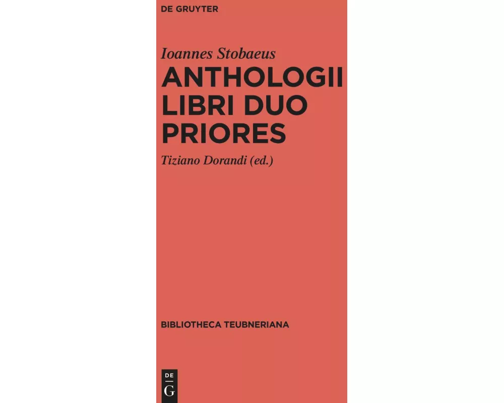 Anthologii libri duo priores