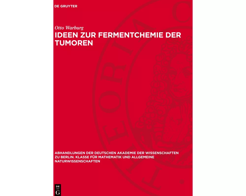 Ideen zur Fermentchemie der Tumoren
