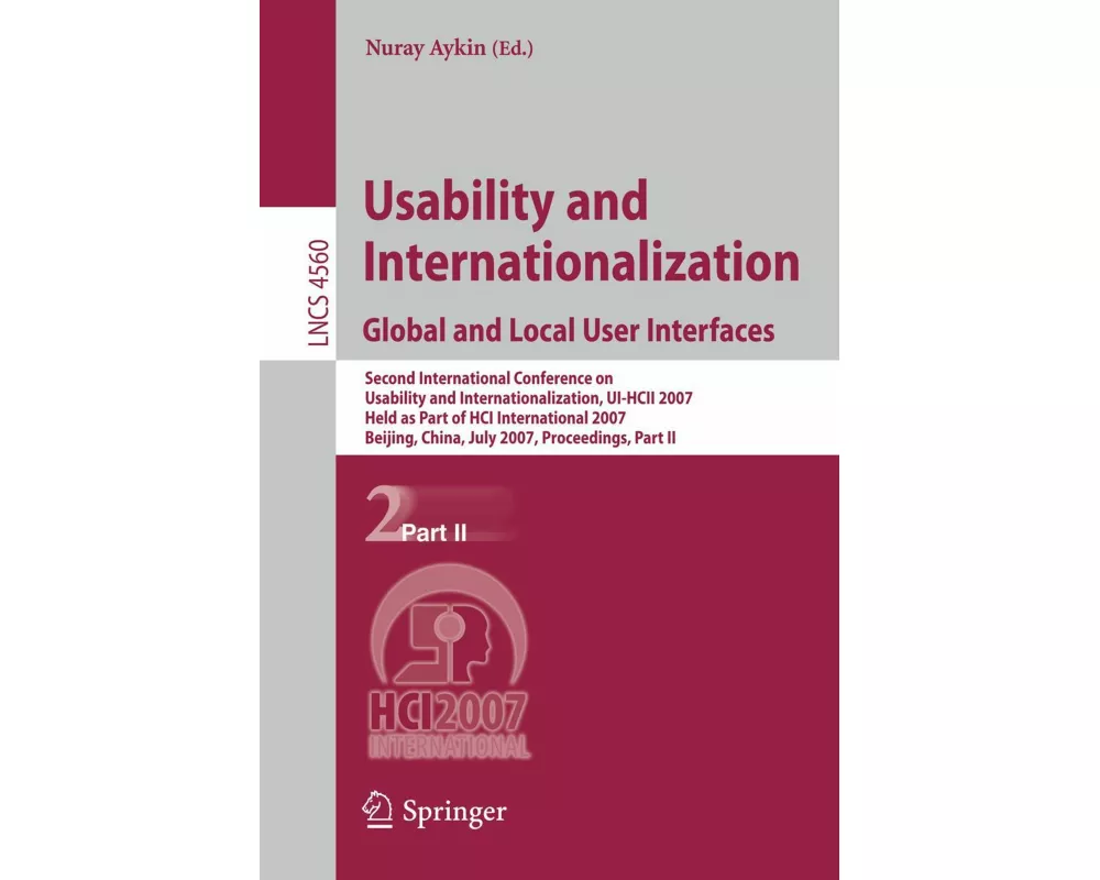 Usability and Internationalization. Global and Local User Interfaces