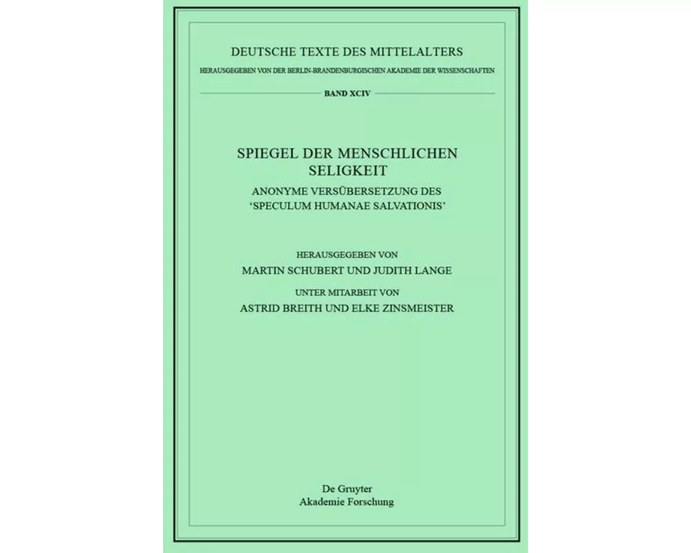 Spiegel der menschlichen Seligkeit